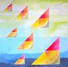 Boat Race		                        24" x 24"