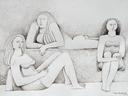 At the Beach	             	   18" x 14½"